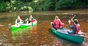 Claddagh School of English kayaking is just one of many activities we help with